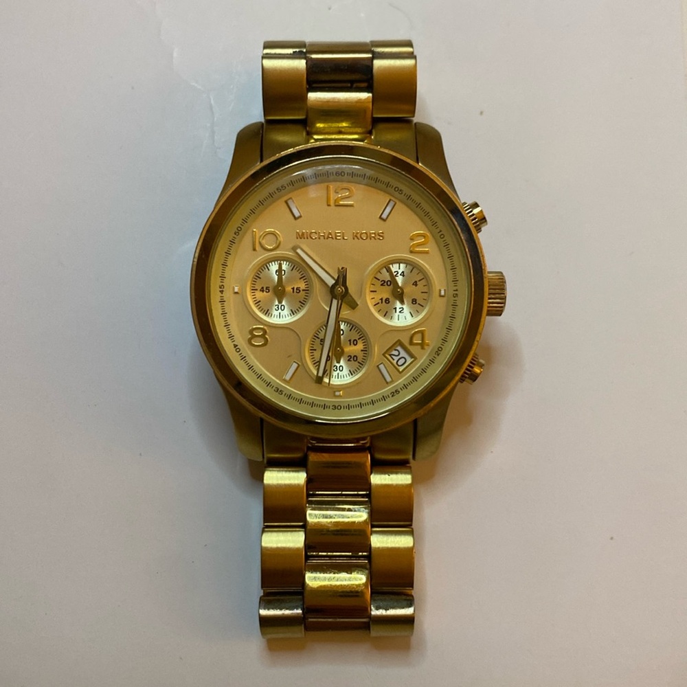 Michael Kors 5055 women’s gold watch